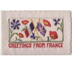 n°6604 - Carte Brodée avec...