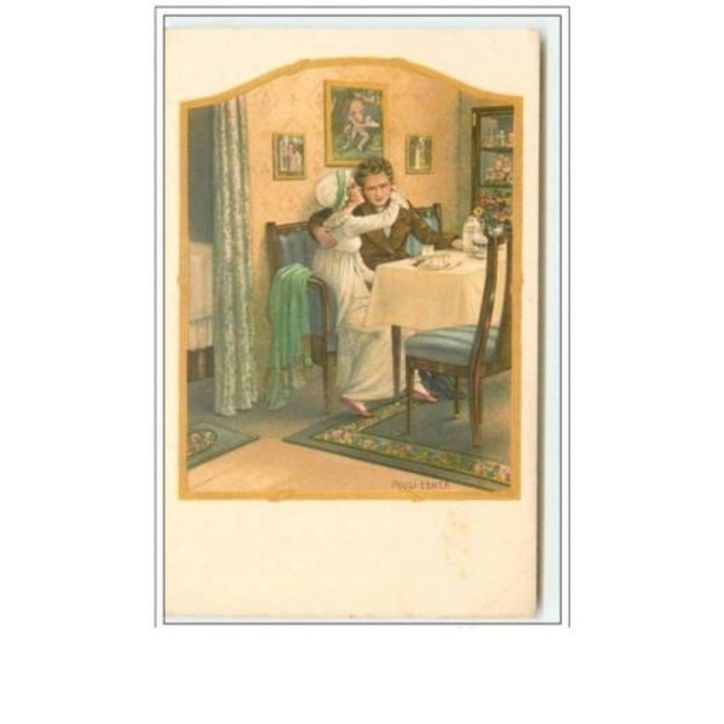 n°661 - Pauli Ebner - Couple déjeunant