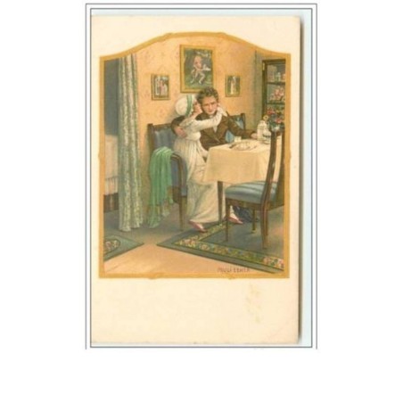 n°661 - Pauli Ebner - Couple déjeunant