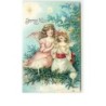 n°6635 - Carte Gaufrée - Joyeux Noël - Anges mains jointes