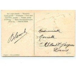 n°6640 - Carte  Gaufrée - Bonne Année - Cochon habillé