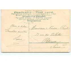 n°6643 - Carte  Gaufrée - Bonne Année - Femme avec une cage et des oiseaux