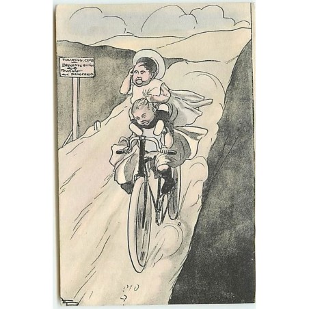 n°6673 - Emmanuel Poiré dit Caran d'Ache - Enfants sur un vélo