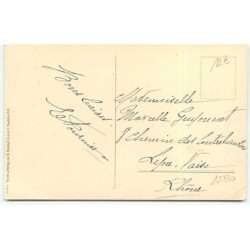 n°12330 - Druck u. Verlag - Fillette sur le dos d'un chien en jouet