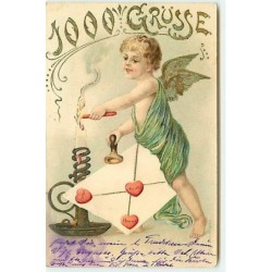 n°6700 - Carte Gaufrée -...