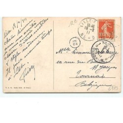 n°6713 - Arthur Thiele - Chiens habillés à l'école - Teckel - Bouledogue