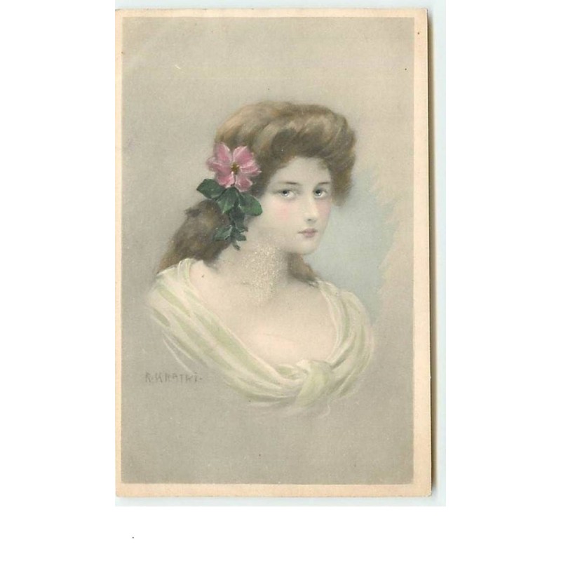 n°6720 - R. Kratki - Portrait de femme n°3