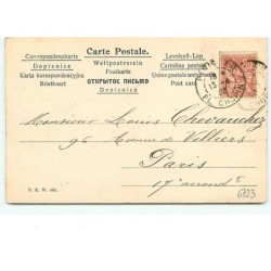 n°6723 - Art Nouveau - Fillette dans un médaillon