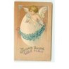 n°6742 - Carte Gaufrée - Joyeuses Pâques - Clapsaddle - Angelot sortant d'un oeuf