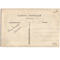n°6754 - Carte Brodée - Bonnet Sainte-Catherine et petites fleurs