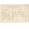 n°6756 - Carte Brodée - Grosse Fleur rouge