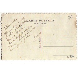 n°6762 - Carte Brodée - Bonne Année - Fleurs dans une Brouette