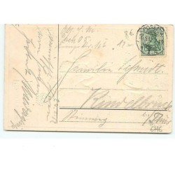 n°6776 - Carte Gaufrée - Pentecôte - Fröhliche Pfingsten - Fillette portant sur ses épaules un petit garçon