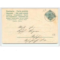 n°678 - Carte Gaufrée - Clapsaddle - Fröhliche Ostern - Angelot et guitare
