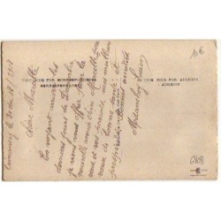 n°6808 - Carte Brodée avec rabat - Fleurs