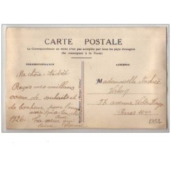 n°6852 - Carte Brodée avec rabat - Papillon