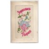 n°6857 - Carte Brodée - Joyeuses Pâques