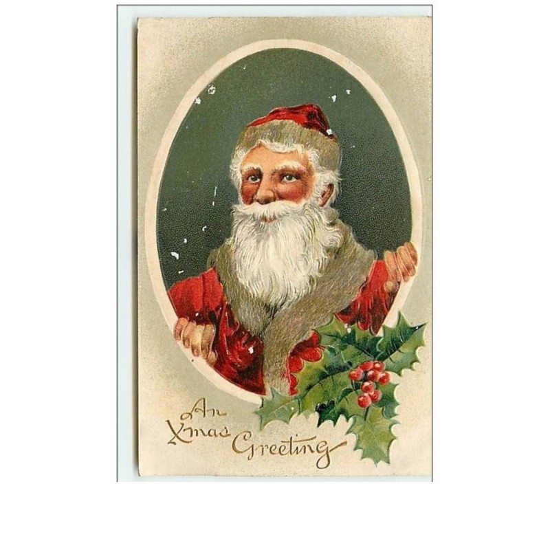 n°6899 - Carte Gaufrée - An Xmas Greeting - Père Noël - Santa Claus