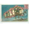 n°12344 - Bonne Année - Garçon dans un avion  fleuri