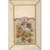 n°6951 - Carte Brodée - Papillon multicolore