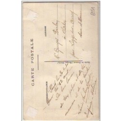 n°6951 - Carte Brodée - Papillon multicolore