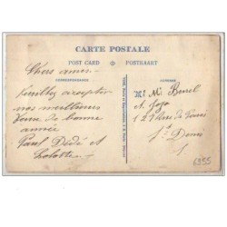 n°6955 - Carte Brodée avec rabat - Iris