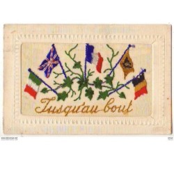 n°7102 - Carte Brodée -...