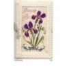 n°7110 - Carte Brodée - Bonne Fête - Iris