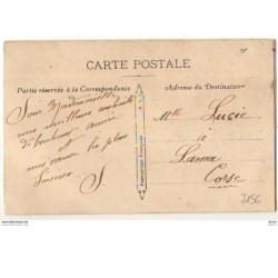 n°7156 - Carte Brodée - Bonne Année en croix