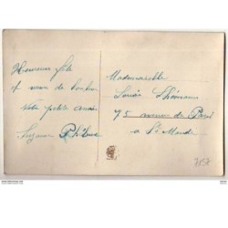 n°7157 - Carte Brodée - Bonne Fête - Edelweiss