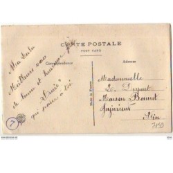 n°7159 - Carte Brodée - Bonne Fête - Hirondelle et Pensée