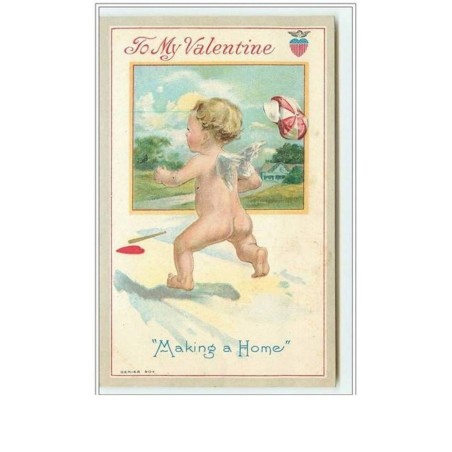 n°720 - Carte Gaufrée - To My Valentine - Making Home - Angelot