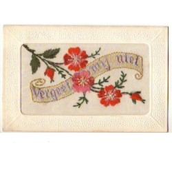 n°7206 - Carte Brodée -...