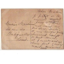 n°7209 - Carte Brodée - Bonne Année - Pensée et Coccinelle