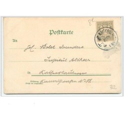 n°722 - Gruss aus - Guten Abend - Surréalisme - Têtes de femmes dans des coquelicots