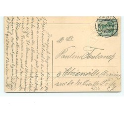 n°7233 - Carte Fantaisie Gaufrée - Frohliche Ostern - Poussins habillés en militaires