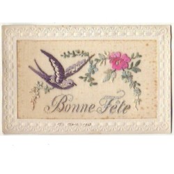 n°7259 - Carte Brodée -...