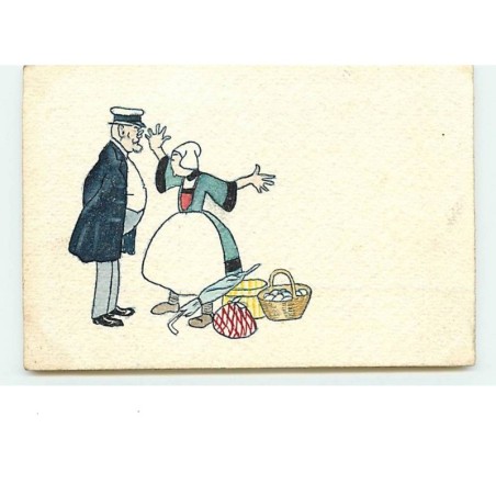 n°7267 - Bécassine rentrant du marché