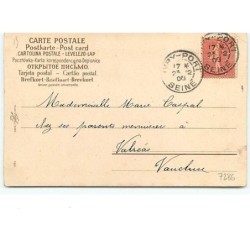 n°7286 - Carte Fantaisie - Heureux Noel - Clapsaddle - Tete d'Anges