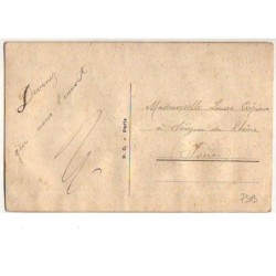n°7303 - Carte Brodée - 1er Avril - Poisson Doré