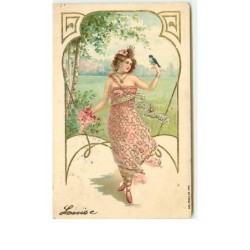n°7332 - Femme avec un...