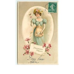 n°7339 - Carte Gaufrée -...