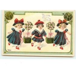 n°7341 - Carte Gaufrée -...