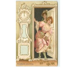 n°7343 - Carte Gaufrée -...