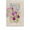 n°7354 - Carte Brodée - Bonne Fete - Iris