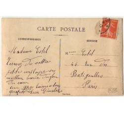 n°7355 - Carte Brodée - Bonne Année - Hirondelle et Pensées