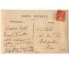 n°7355 - Carte Brodée - Bonne Année - Hirondelle et Pensées