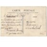 n°7406 - Carte Brodée avec rabat - Pensées