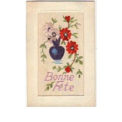 n°7408 - Carte Brodée -...