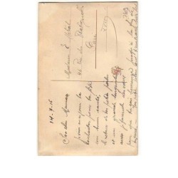 n°7409 - Carte Brodée - Bonne Fête - Boutons de roses